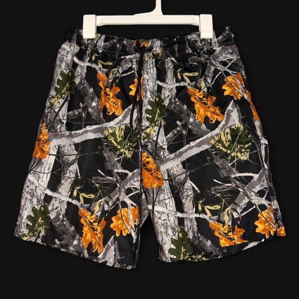 SOC By State Of Crew XL Mens RealTree Camo Shorts Real Tree Leaves Gorpcore